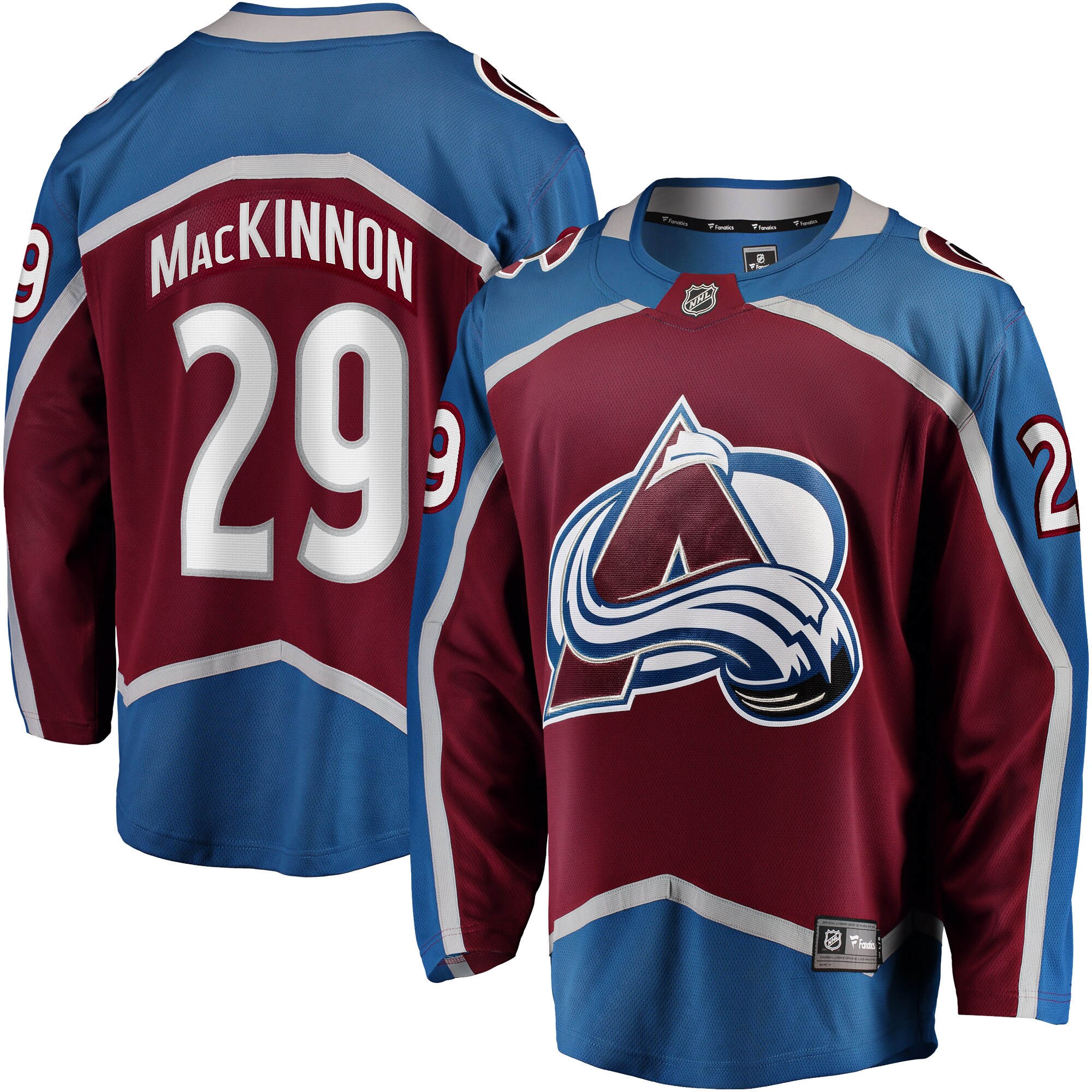 Nathan MacKinnon Colorado Avalanche Fanatics Home Breakaway Jersey – Burgundy