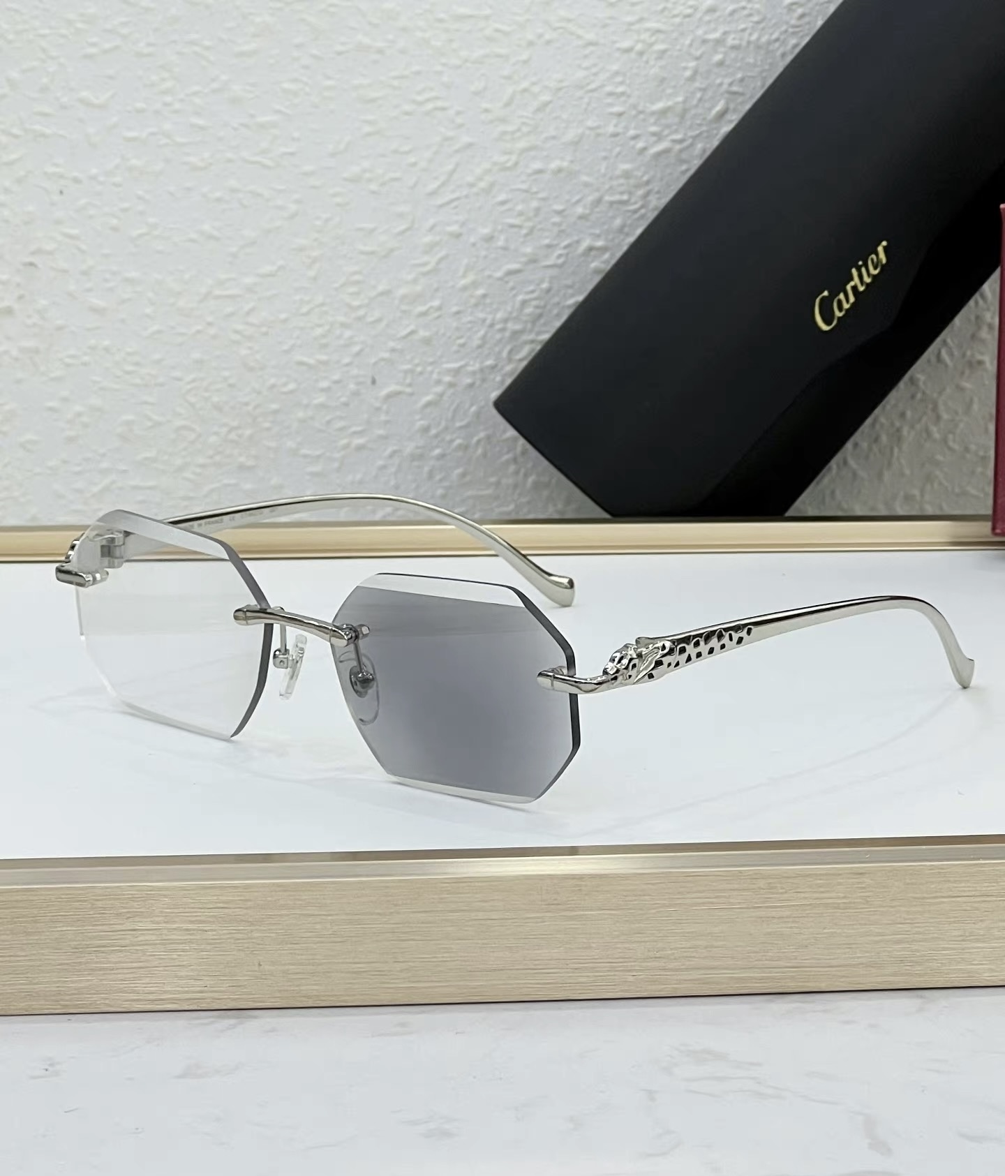 Cartier Rimless Photochromic Sunglasses