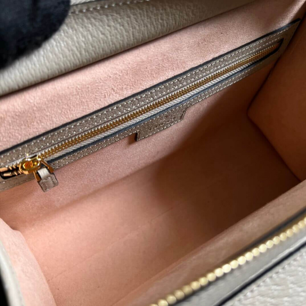 Gucci Ophidia Small Tote With Web White
