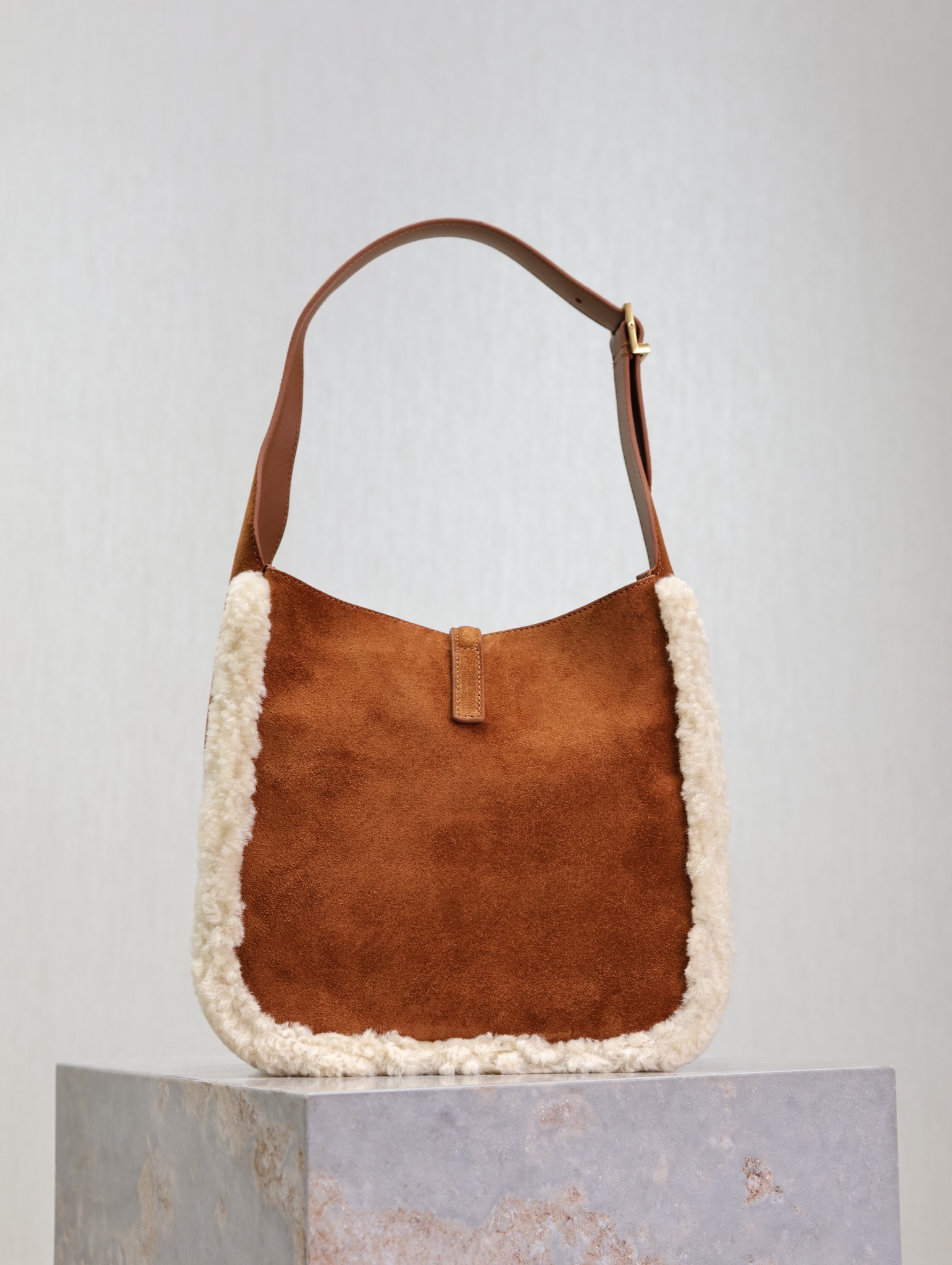 YSL Le 5 à 7 Small Suede Shoulder Bag