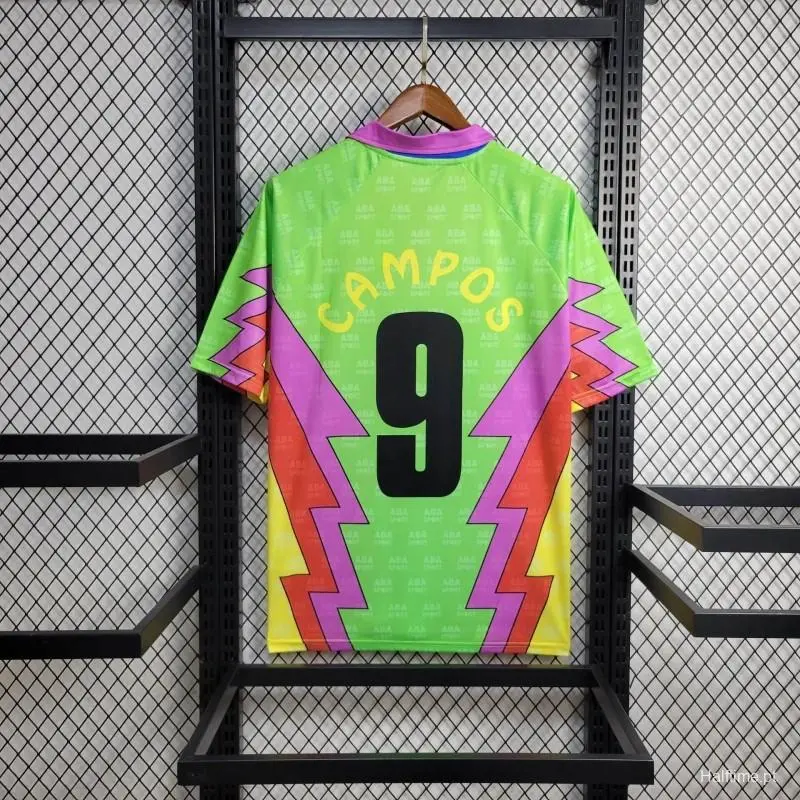 Retro 1994 World Cup Mexico Goalkeeper Jorge Campos Football jersey retro