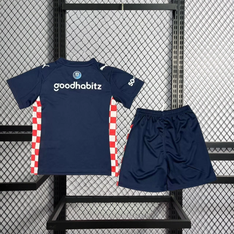 2025-26 PSV Eindhoven Away kids Football jersey