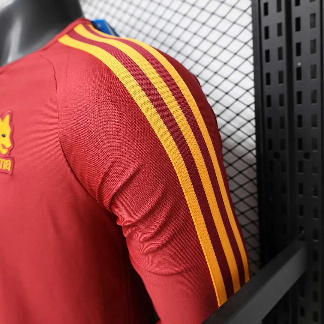 2026/27 Serie A AS Roma Team Football Jersey Player Version Long Sleeves - JerseyFun
