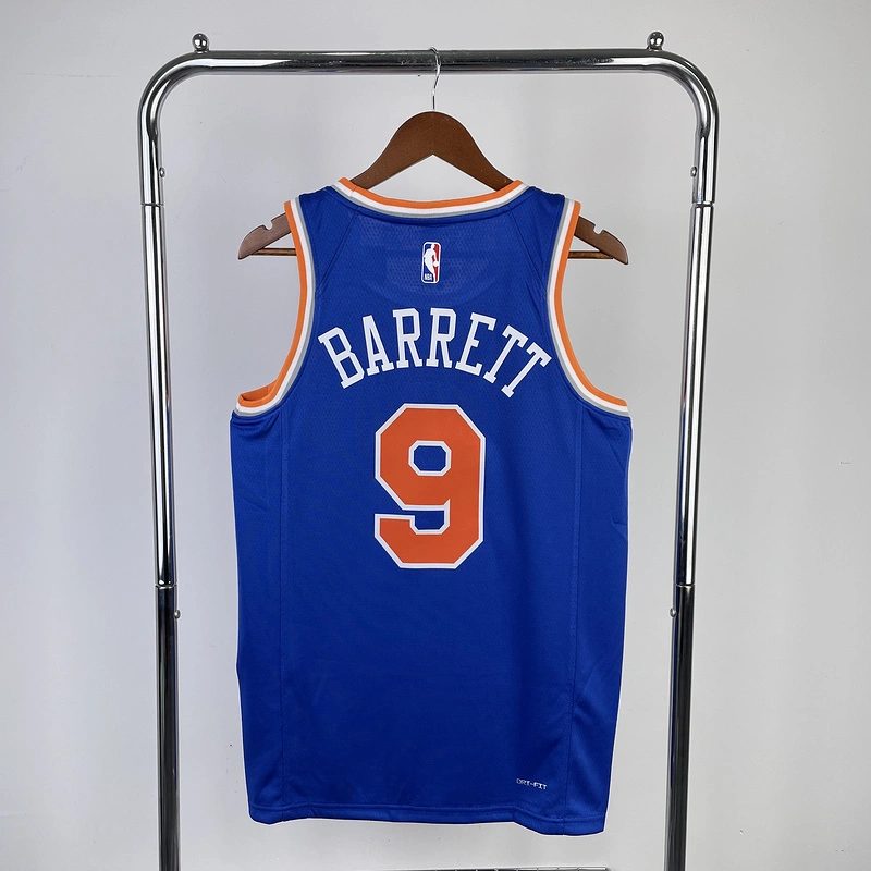 2023 New York Knicks 9 BARRETT Basketball Jersey