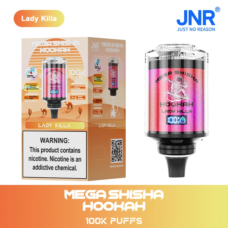 JNR Mega Shisha Hookah 100K Disposable Vape