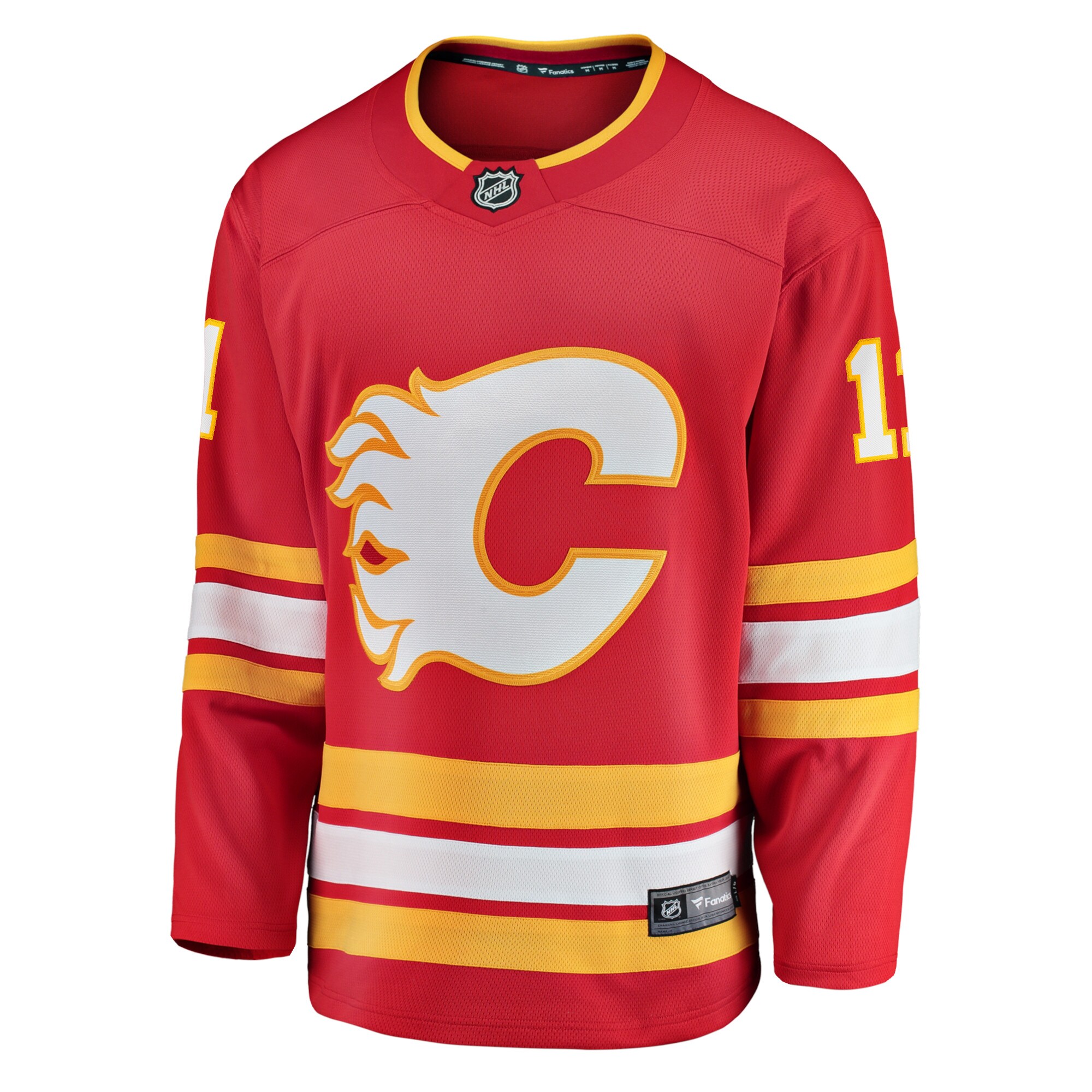 Mikael Backlund Calgary Flames Fanatics Home Breakaway Player Jersey – Red
