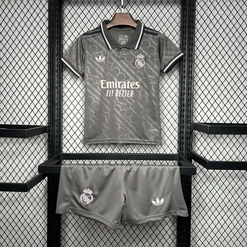 2024-25 Real Madrid Away Kids Soccer Jersey