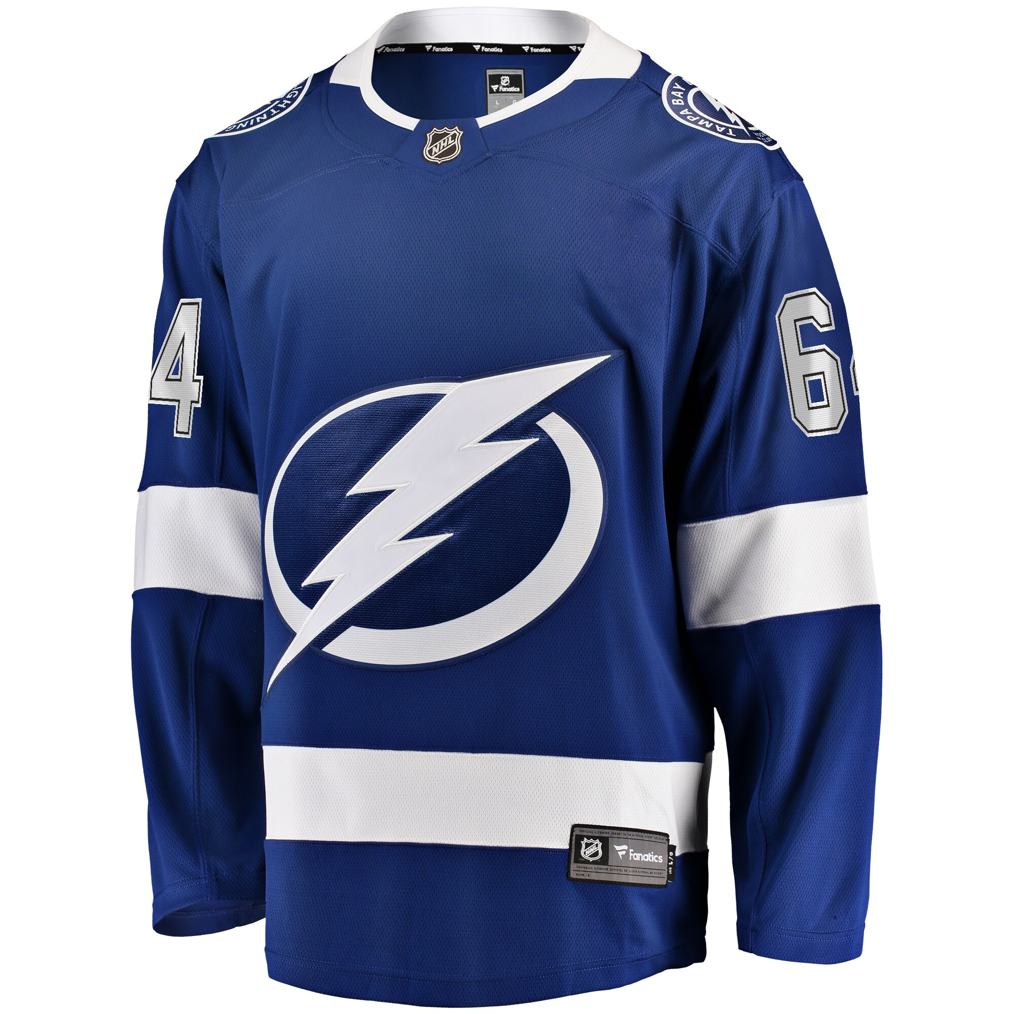 Tyler Motte Tampa Bay Lightning Fanatics Home Premier Breakaway Player Jersey – Blue