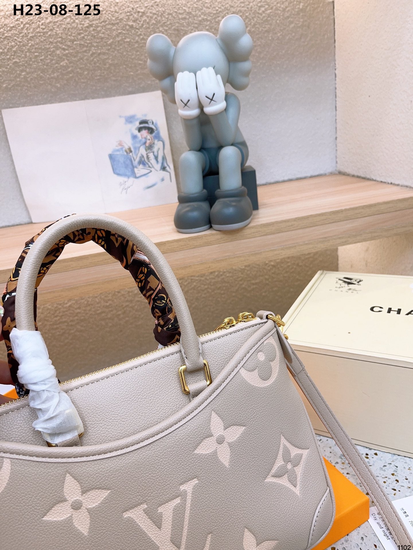 Louis Vuitton Trianon Pm Bag Gray 28Cm