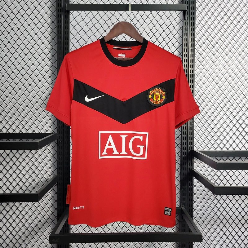 Retro 2009-10 Manchester United home Football jersey retro