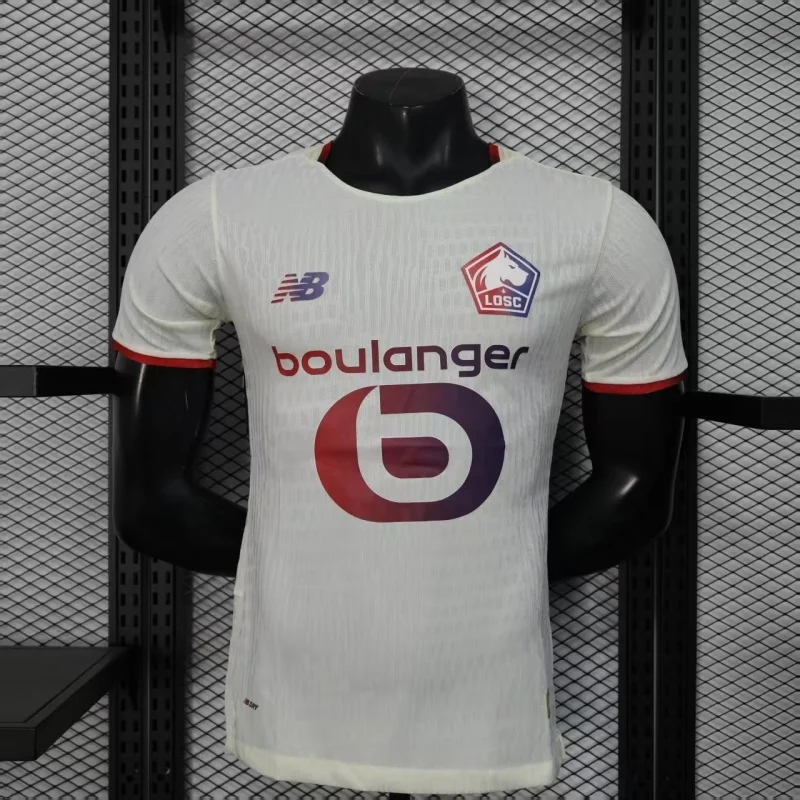 2025/2026 Ligue 1 Lille Team Away Football Jersey Player Version