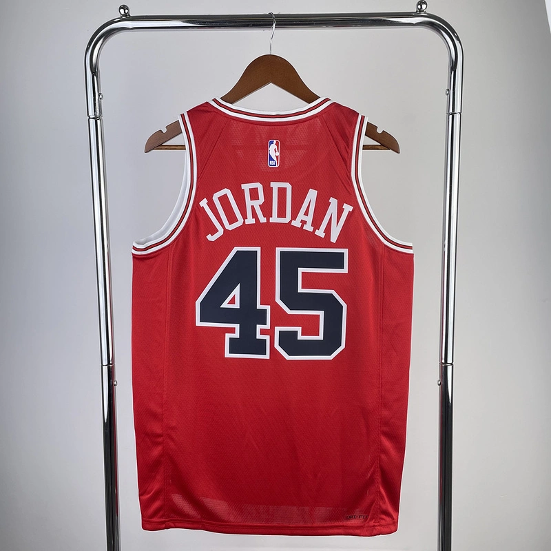 2023 NBA Chicago Bulls (45 JORDAN) Basketball Jersey