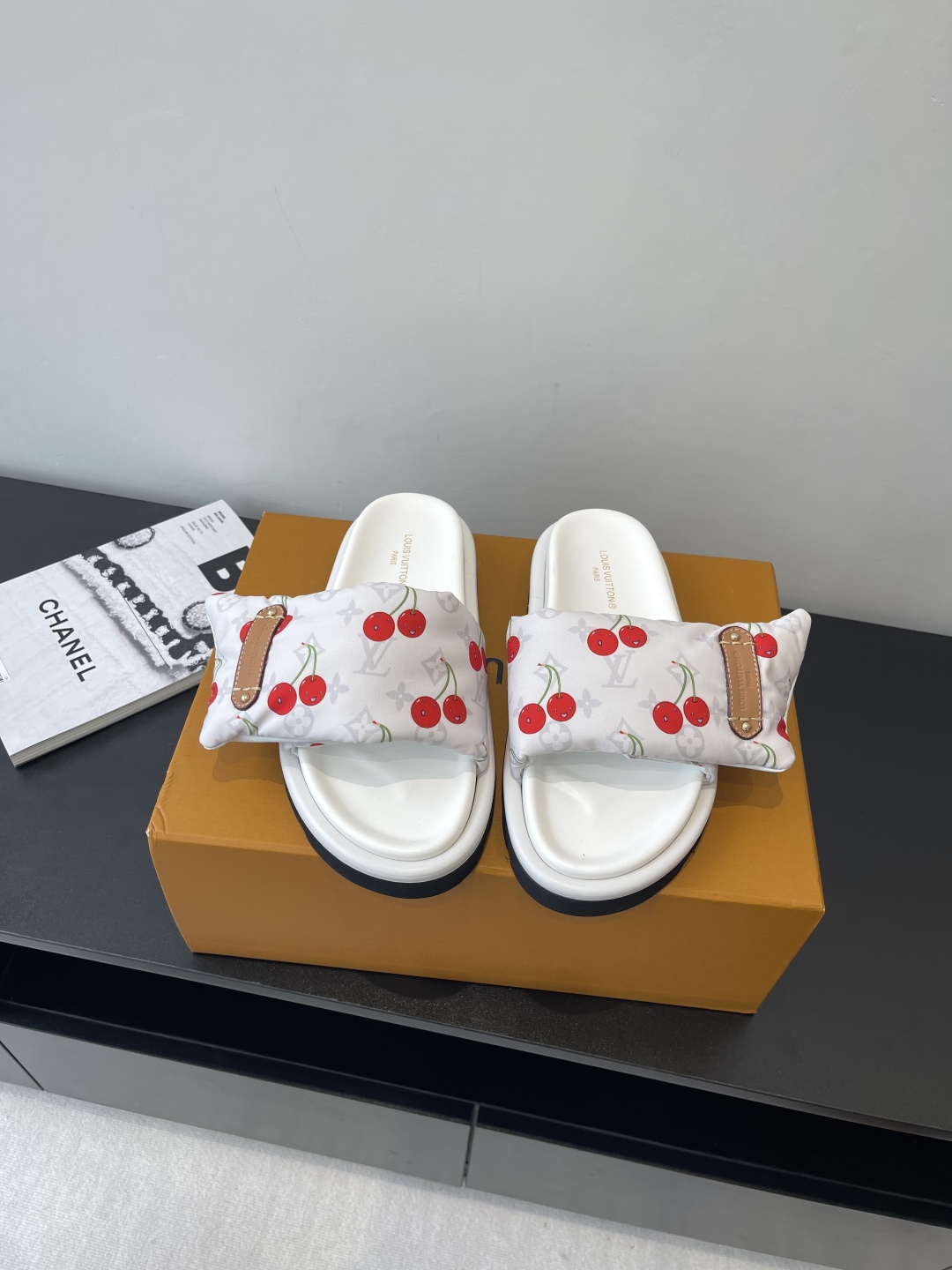 Louis Vuitton 2025 SS Cherry Collection – Summer Sandals