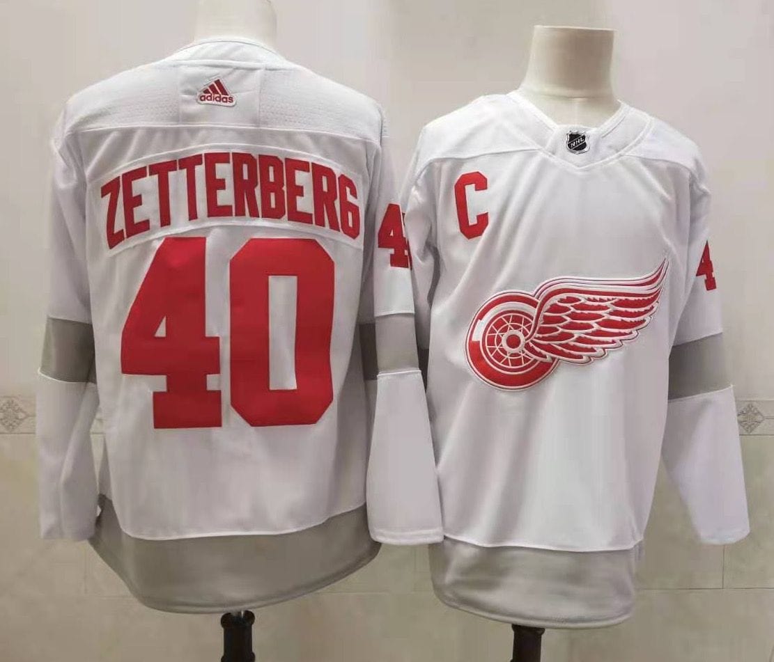 NHL Detroit Red Wings ZETTERBERG # 40 Jersey