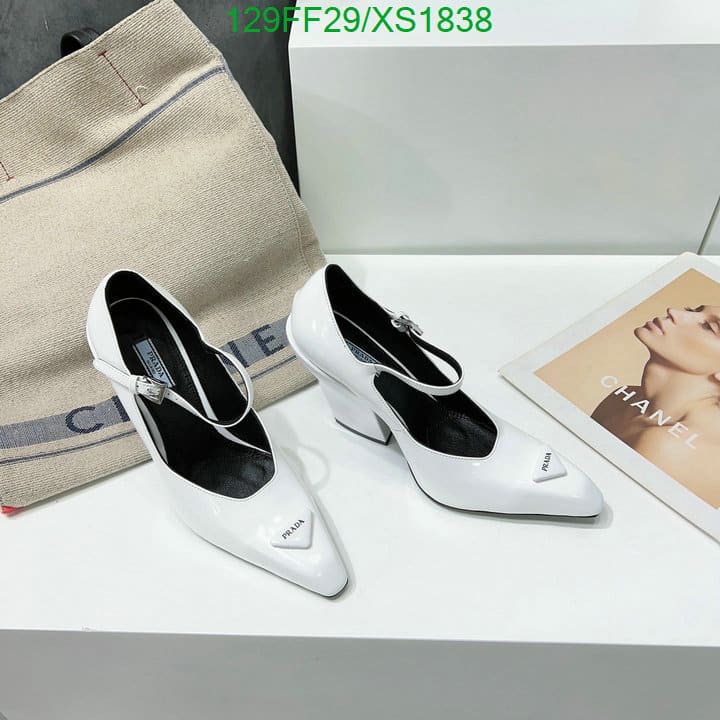 Prada Modellerie Leather Mary Jane Pumps In Nero White