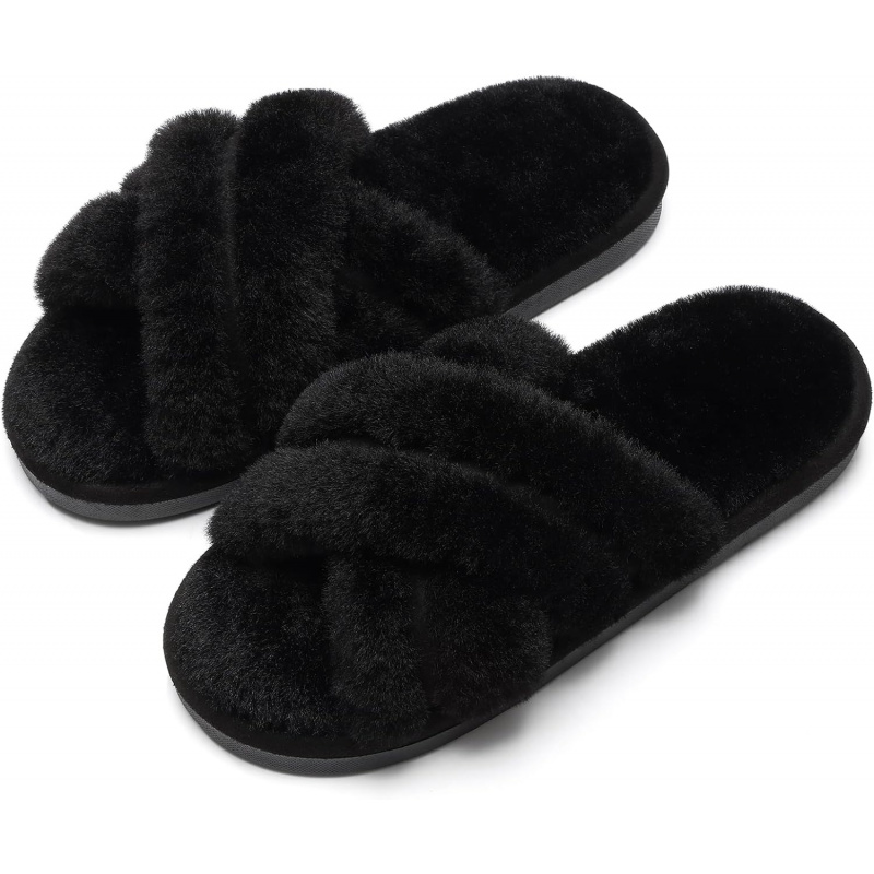 Women's Fuzzy Slippers