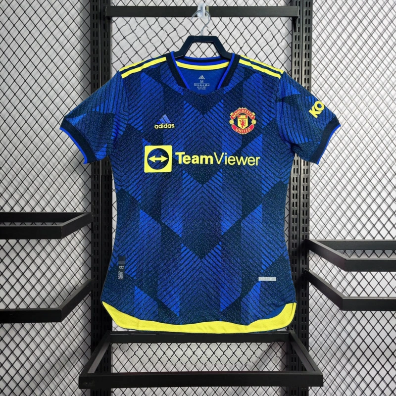Retro Player 2021-22 Manchester United 2 away Football jersey Retro