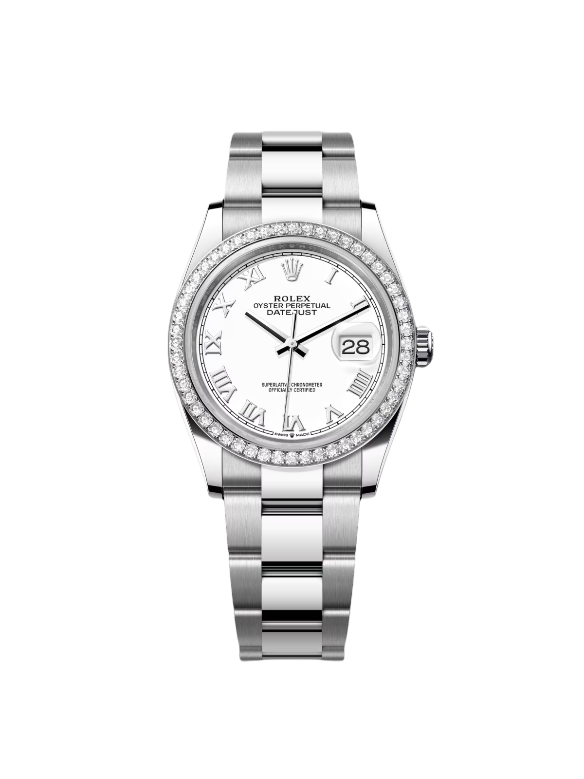 Rolex  Datejust 36mm 126284RBR White Dial