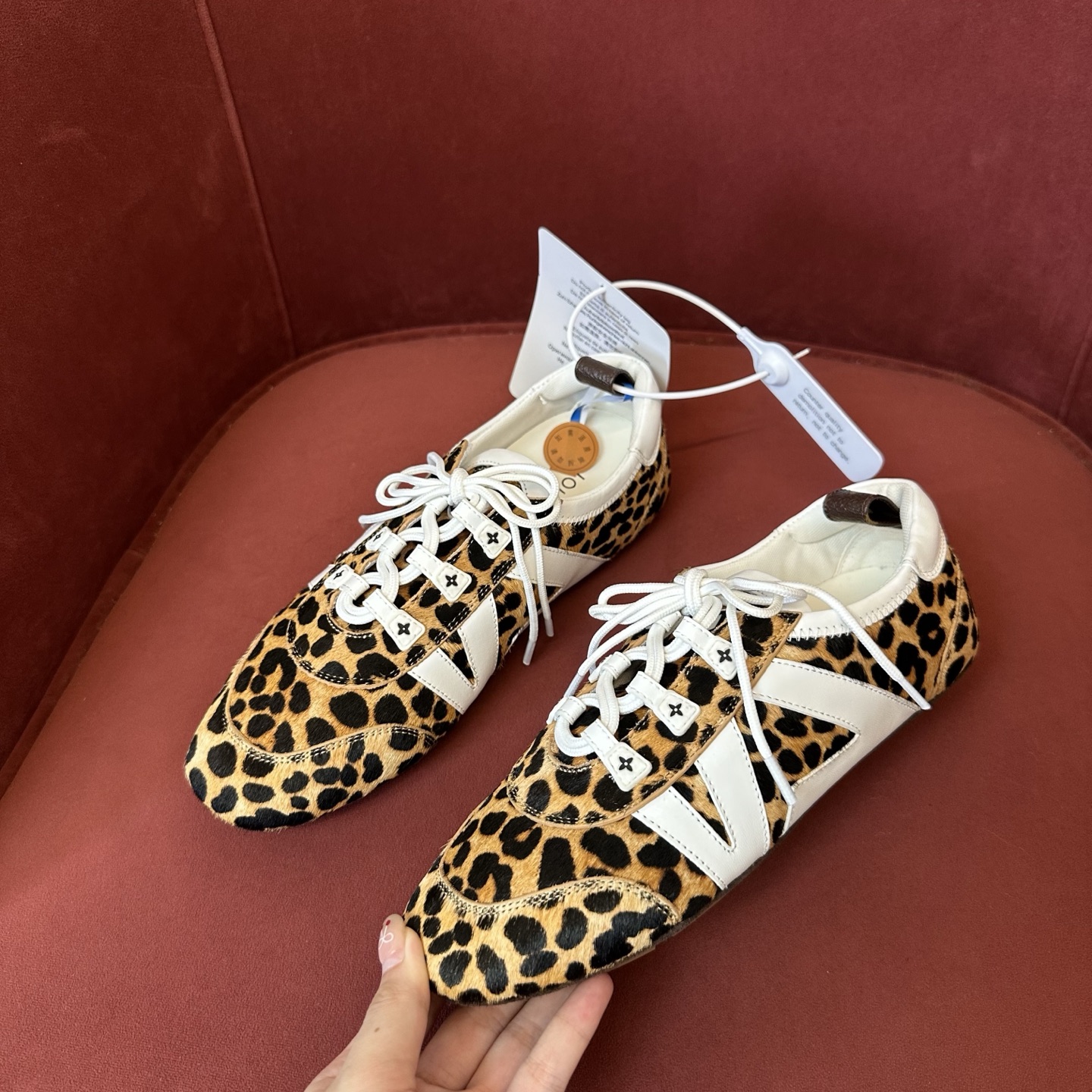 Louis Vuitton 1AICSN LV Sneakerina Leopard