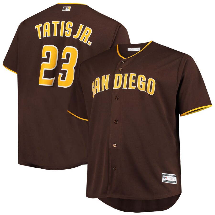 Fernando Tatis Jr. San Diego Padres Big&Tall Player Jersey Brown