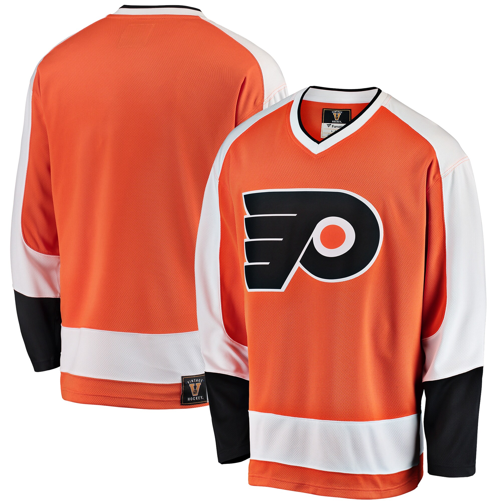 Philadelphia Flyers Fanatics Premier Breakaway Heritage Blank Jersey – Orange