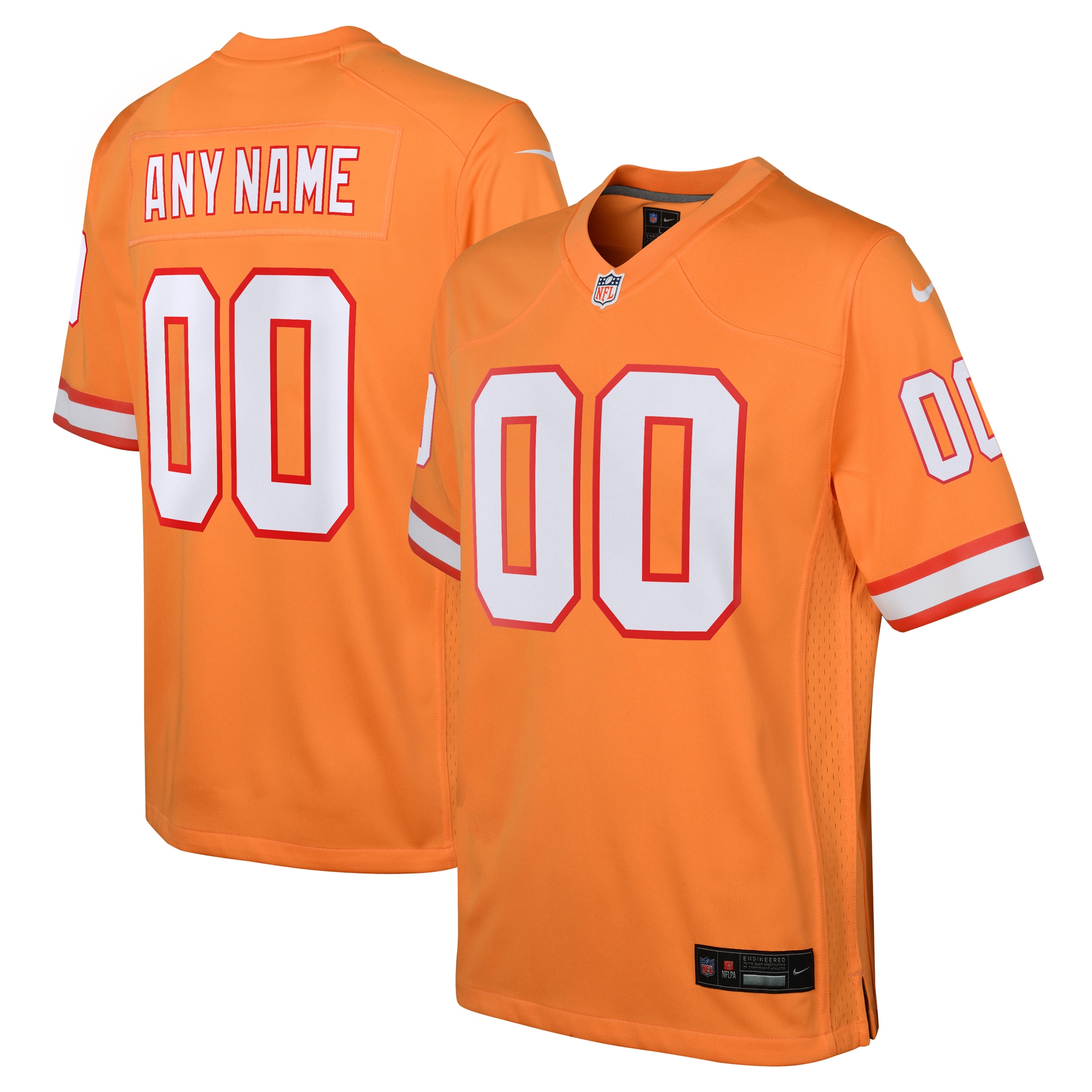 Tampa Bay Buccaneers Nike Youth Custom Throwback Game Jersey - Orange