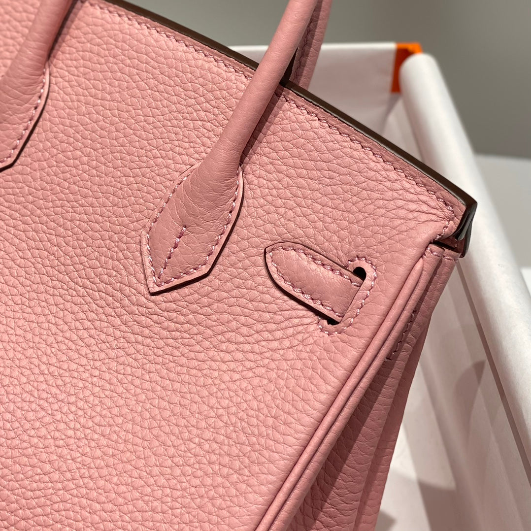 Hermes Birkin 20Cm Rose Confetti Togo Leather Gold Hardware