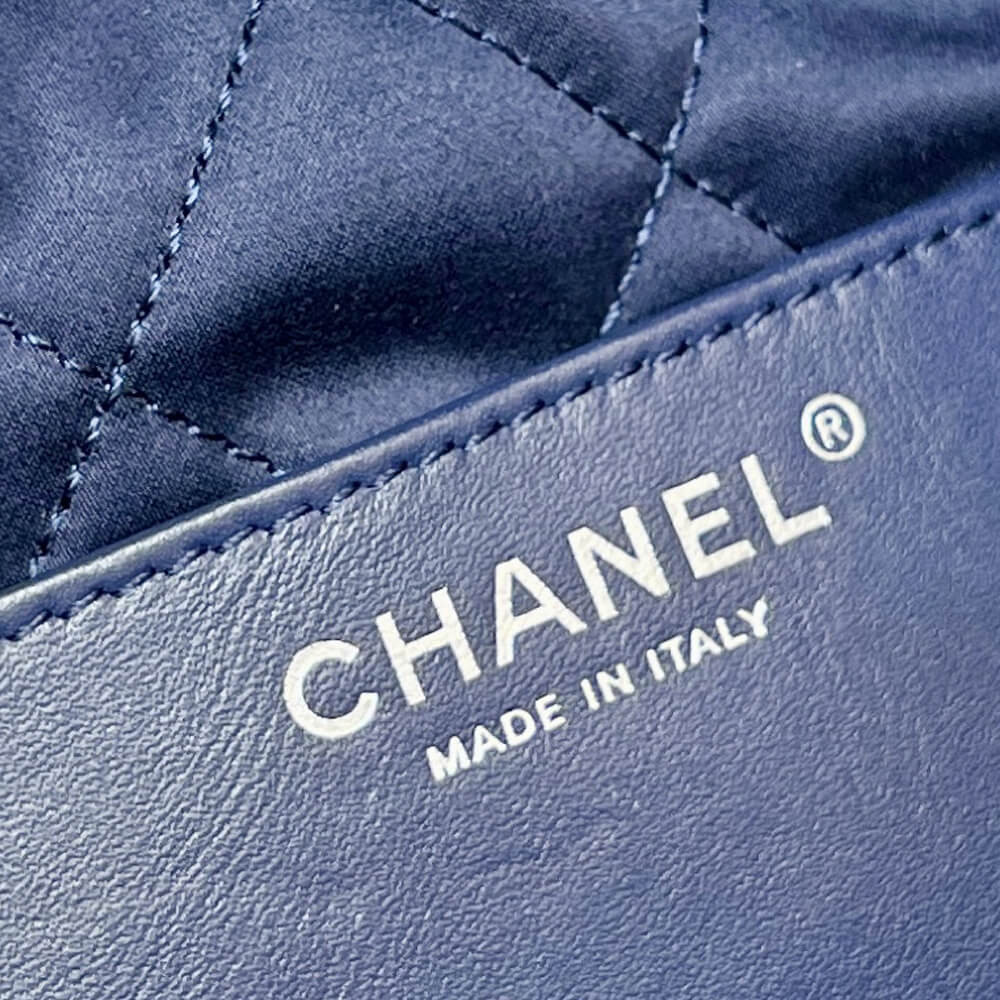 Chanel 22 Mini Handbag in Stitched Denim