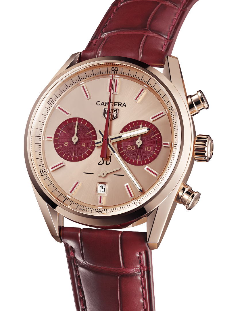 TAG Heuer Carrera Chronograph Automatic 42 mm Gold 5N CBN2048.FC8323