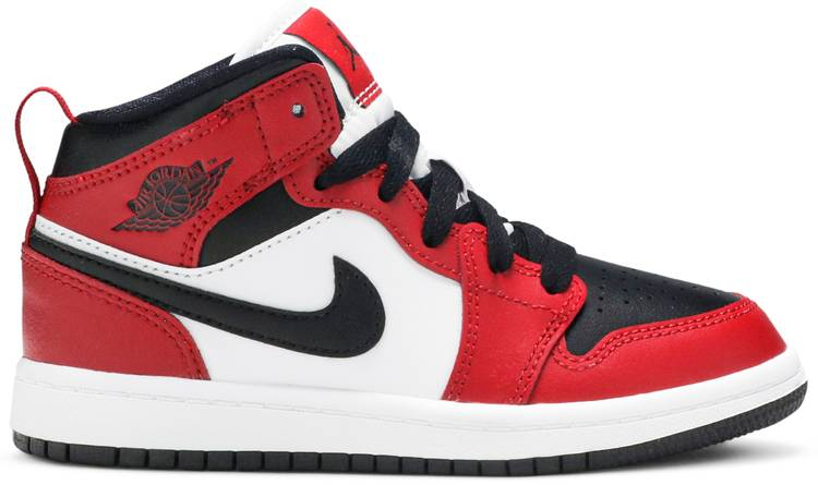 Air Jordan 1 Mid PS Chicago Black Toe 640734-069