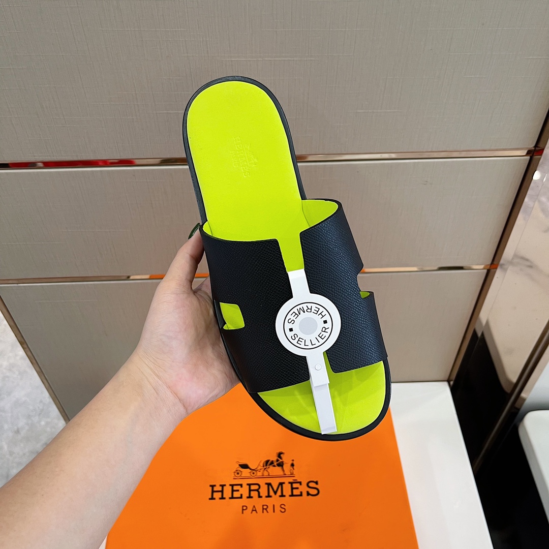 HERMES SANDAL IZMIR BLACK