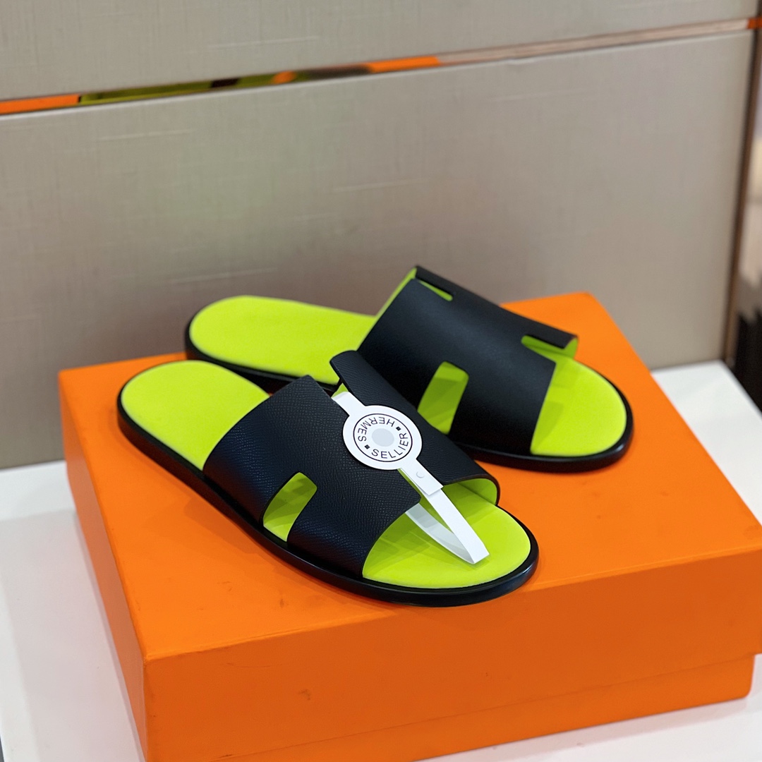 HERMES SANDAL IZMIR BLACK