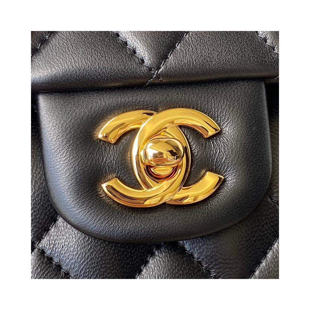 Chanel Lambskin Small Double Flap Bag 23cm