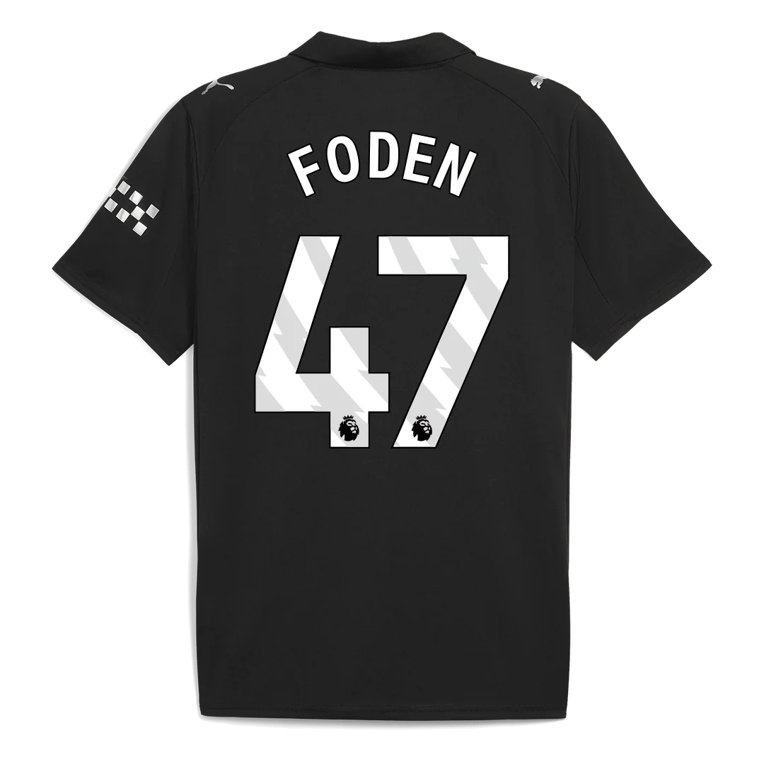 FODEN #47 Manchester City Away Soccer Jersey 2025/26