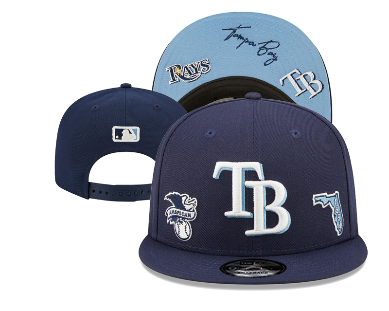 Tampa Bay Rays Adjustable black cap-1998
