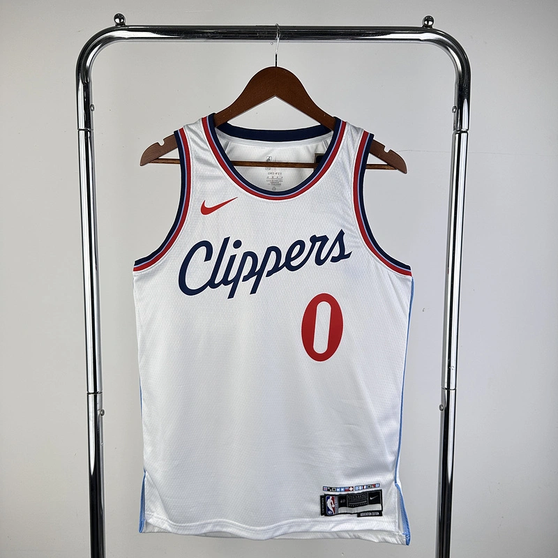 2025 NBA LA Clippers 0 WESTBROOK Basketball Jersey