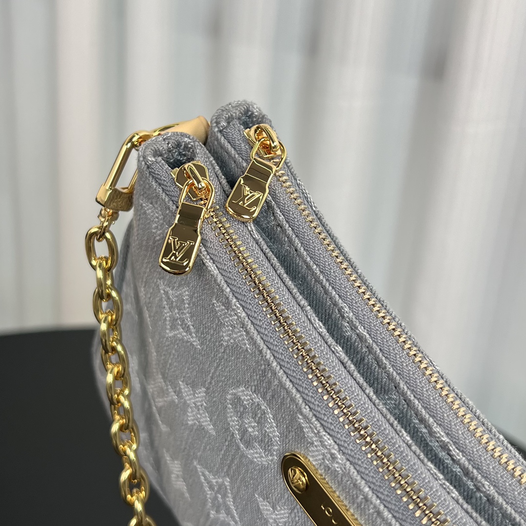 Louis Vuitton Liv Pochette Other Monogram Denim 24.5cm/ 9.6in