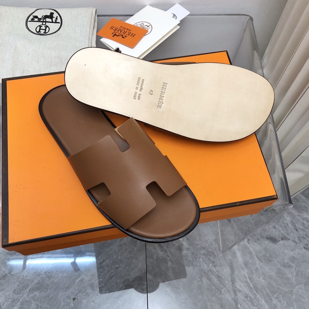 Hermes Izmir Sandal Brown H041141Zh03410