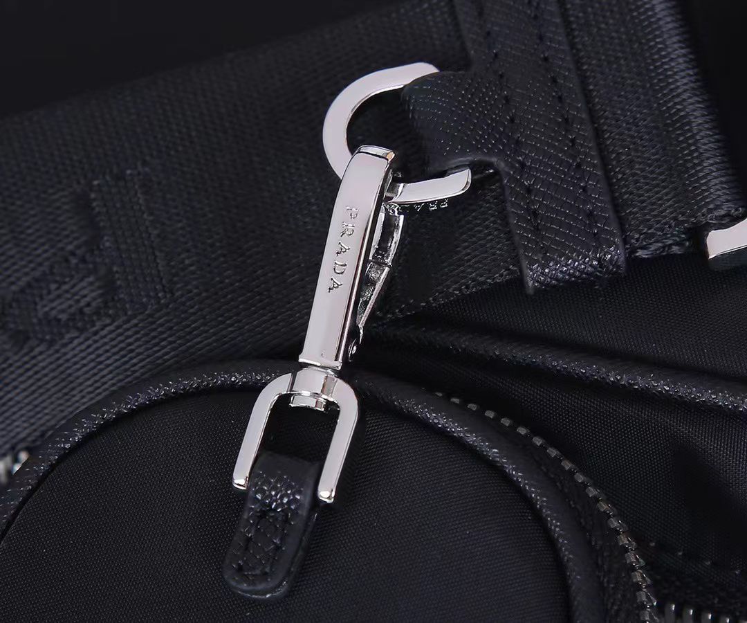 Prada Re-Nylon Shoulder Bag Black 1Bc167Rv44F0002Vb1M