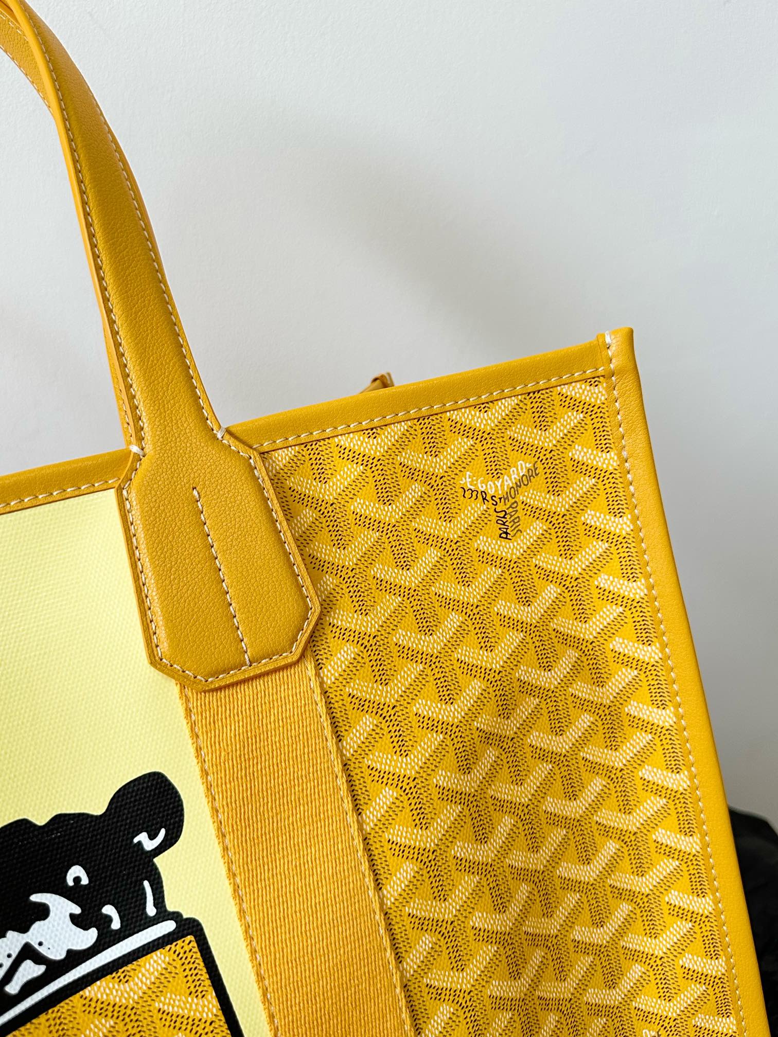Goyard Goya Villette Tote 45Cm Yellow Canvas