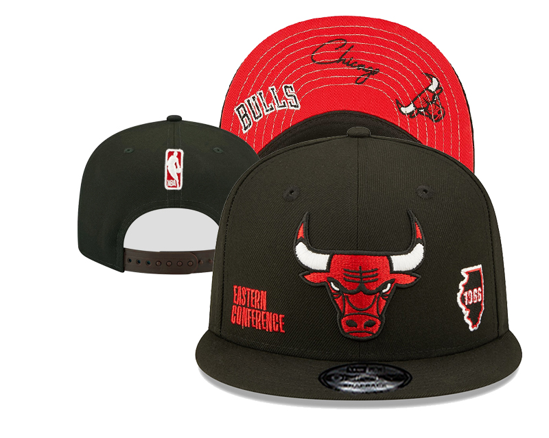 Bulls Adjustable  black cap-1966