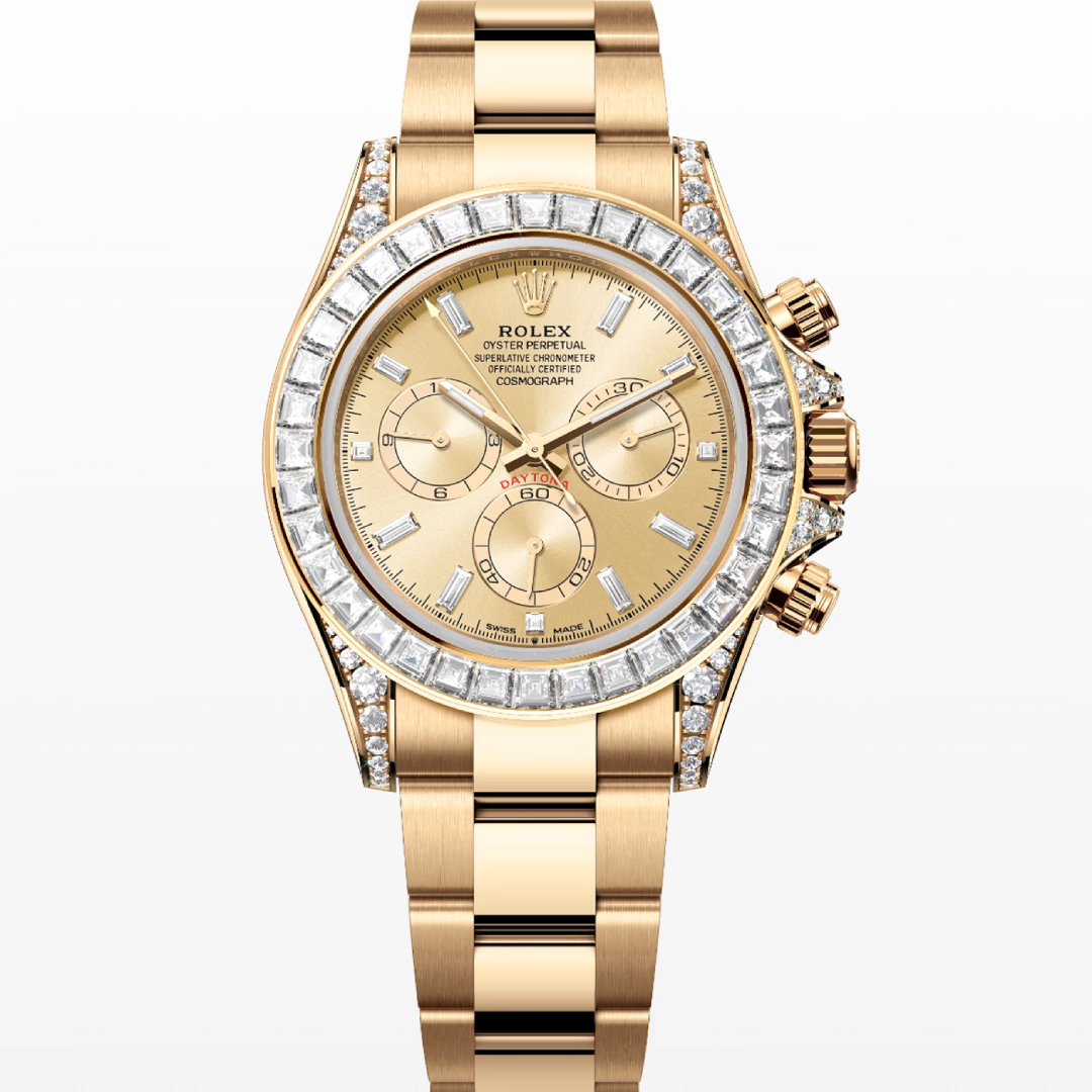 Rolex Daytona 126598TBR Oyster, 40 mm yellow gold and diamonds