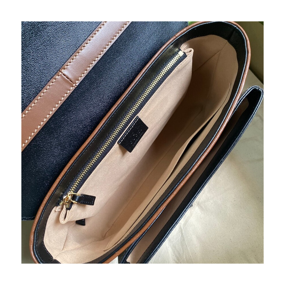 Gucci Padlock Small Shoulder Bag Black