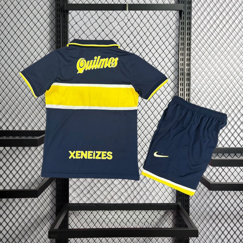 Retro KIDS 1996-97 KIDS Boca Juniors home Football jersey Retro