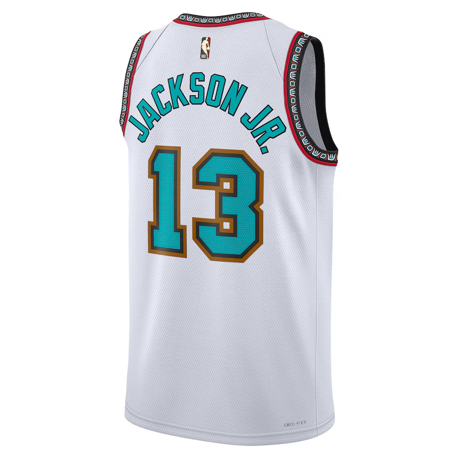 Memphis Grizzlies Jaren Jackson Jr. Nike White 2024/25 Swingman Jersey - Classic Edition