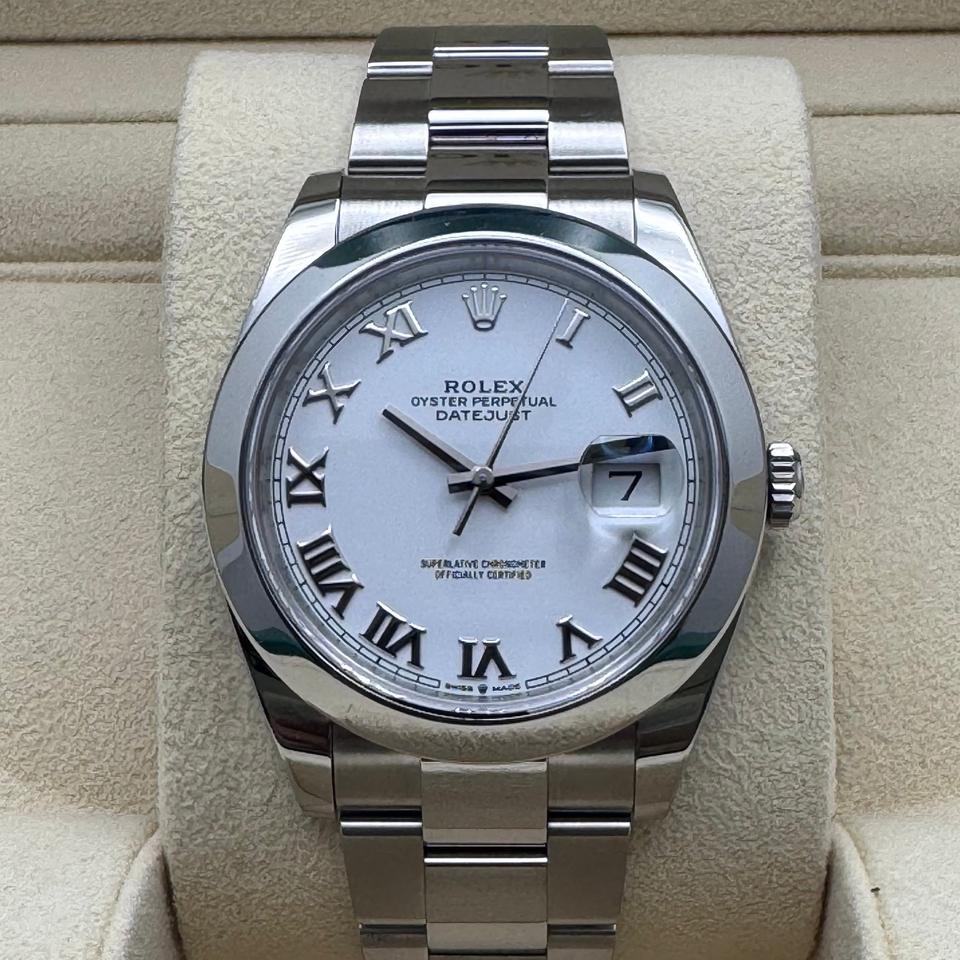 [Superclone] Rolex Datejust 41mm White Dial Oyster 126300