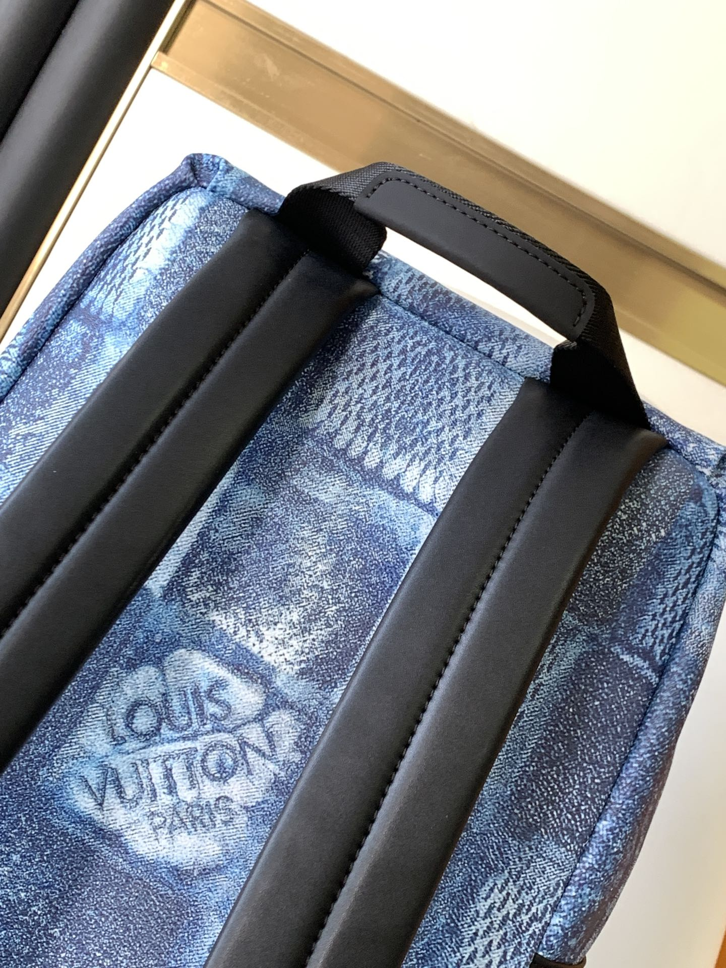 Louis Vuitton Discovery Backpack Pm Damier Blue 15.7In/40Cm