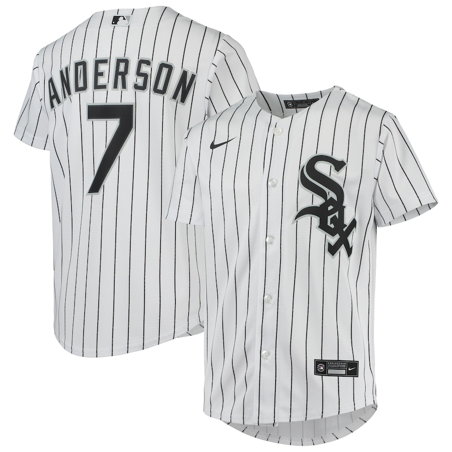 Tim Anderson Chicago White Sox Youth Alternate Player Jersey White