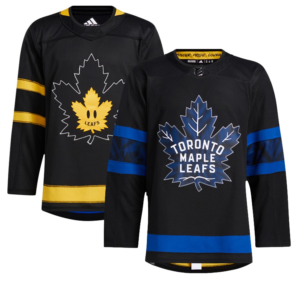 adidas Authentic Toronto Maple Leafs x drew house Alternate Blank Jersey – Black