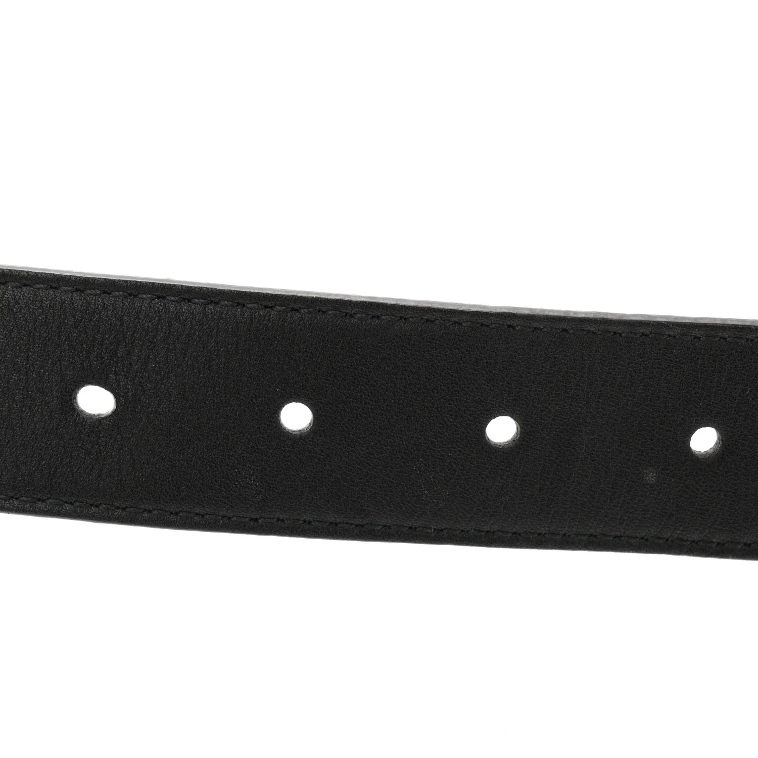 Moon Calfskin Double G 30mm Belt 110 44 Black